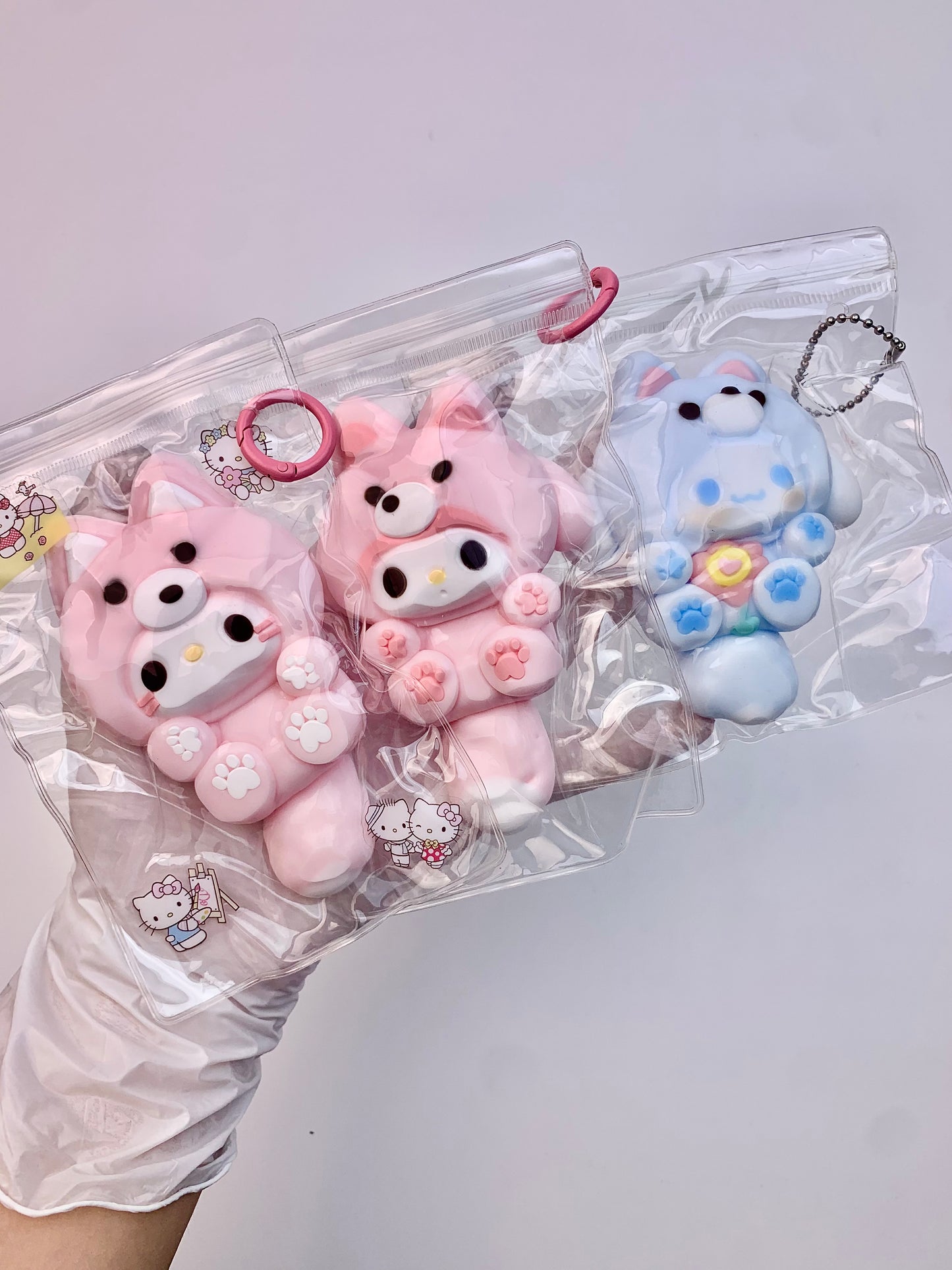 Long Tail Sanrio Fox Taba Squishy