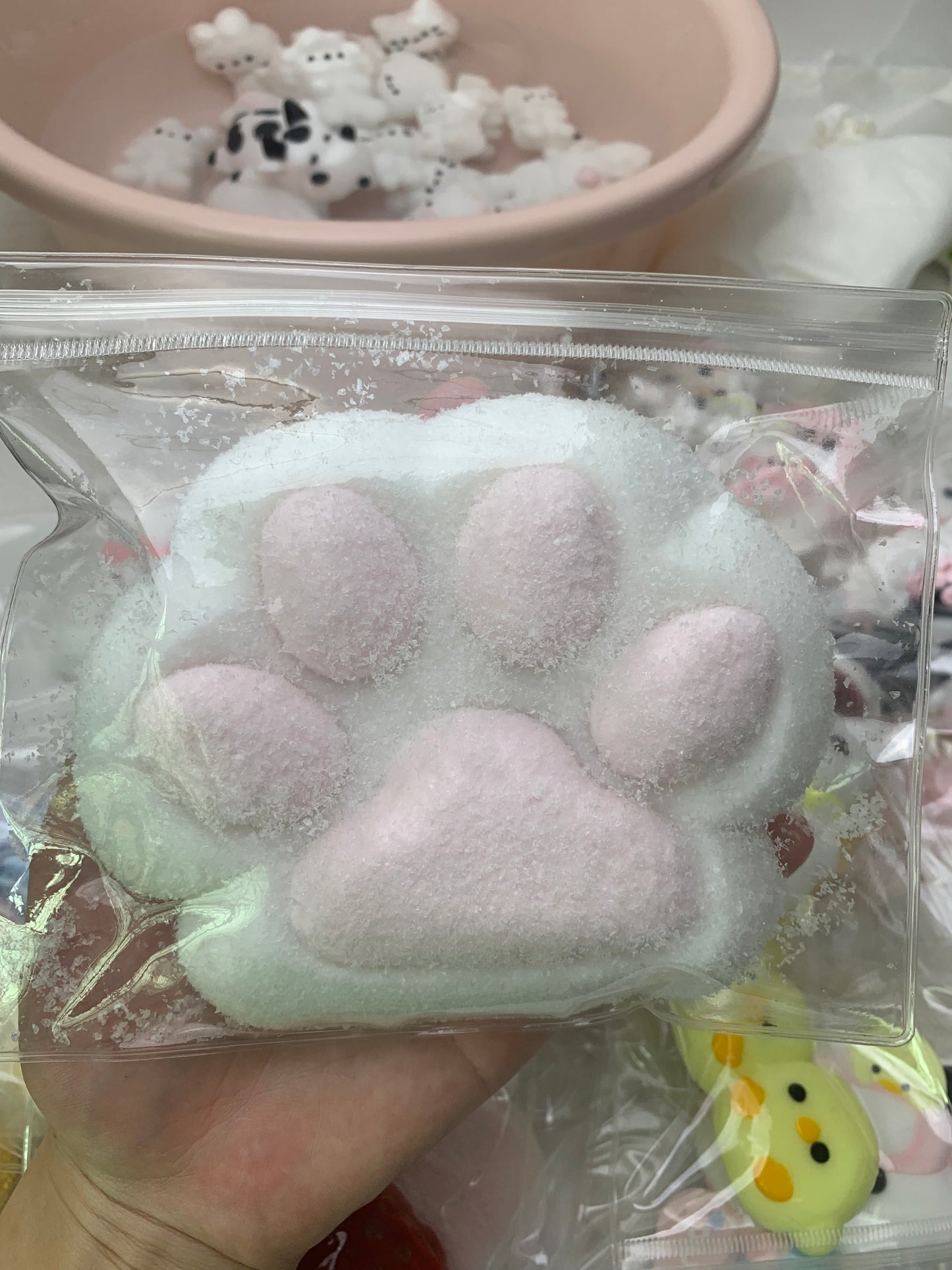 290g cat paw (flocked)