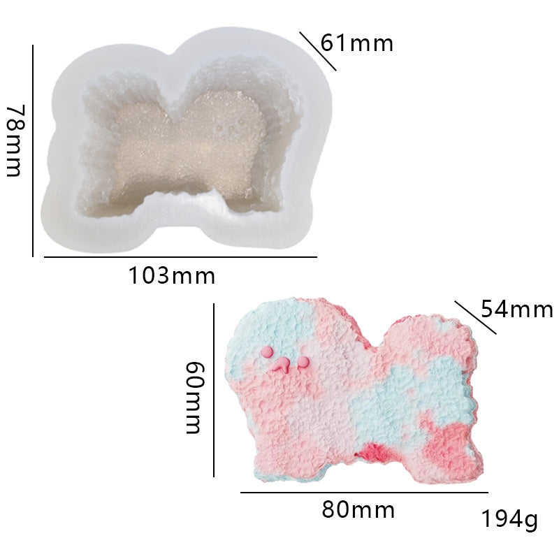 Puppy Toast taba squishy silicone mold