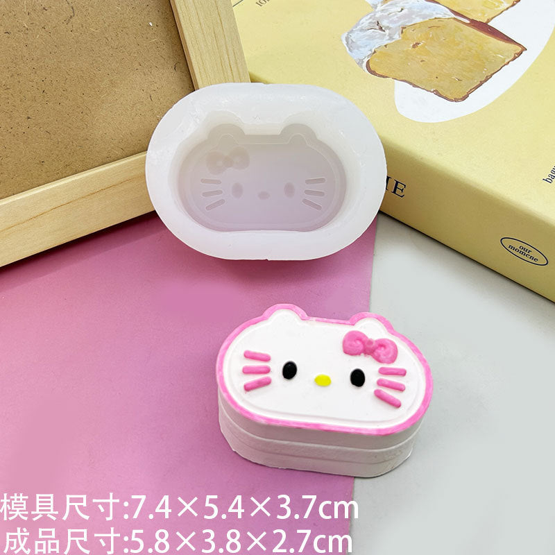 Hello kitty Taba squishy silicone mold 2