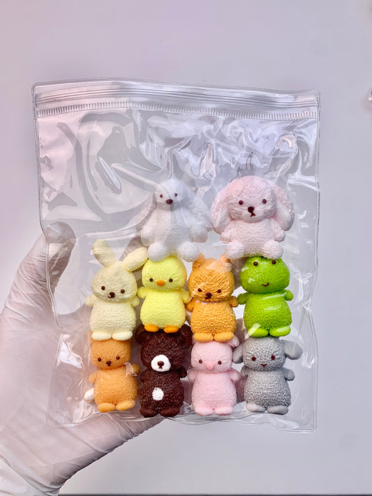 10 JC Animals Taba Squishy