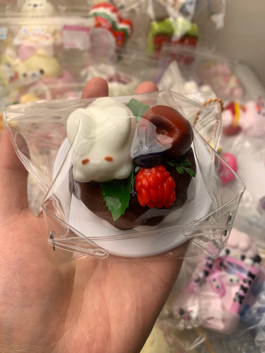 Bunny fruit pudding