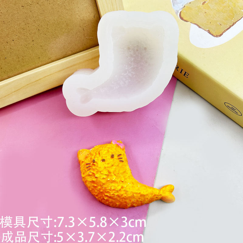 Hello kitty Taba squishy silicone mold 2