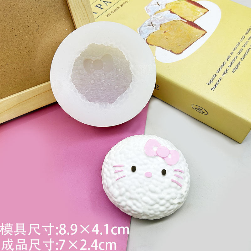 Hello kitty Taba squishy silicone mold 2