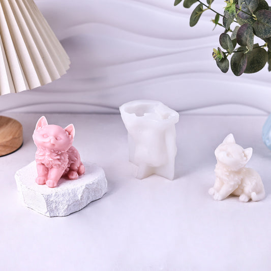 Small cat taba squishy silicone mold