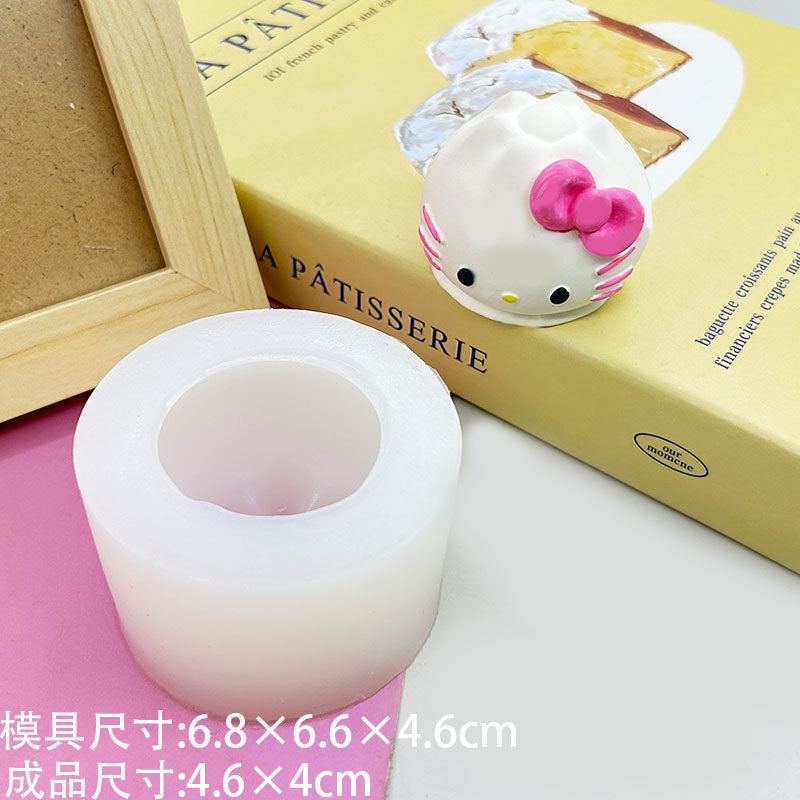 Hello kitty Taba squishy silicone mold 2