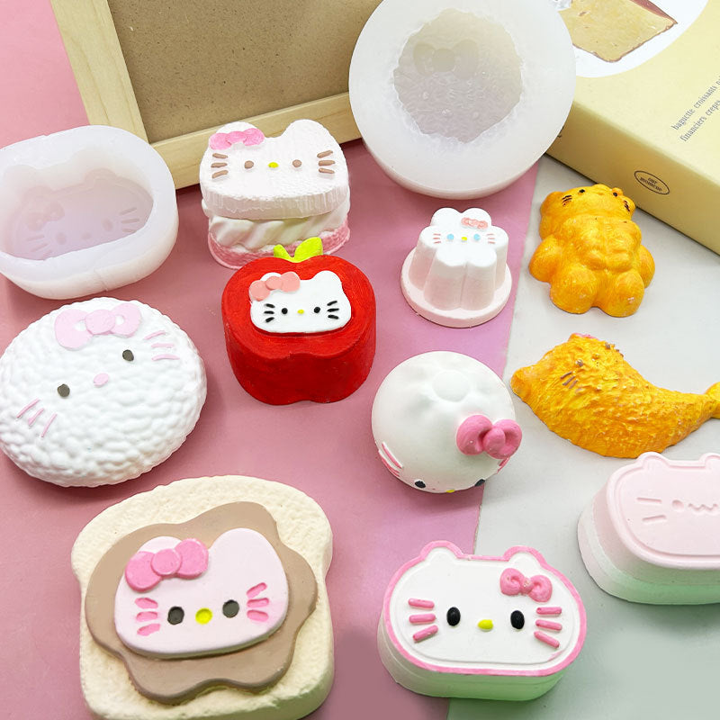 Hello kitty Taba squishy silicone mold 2