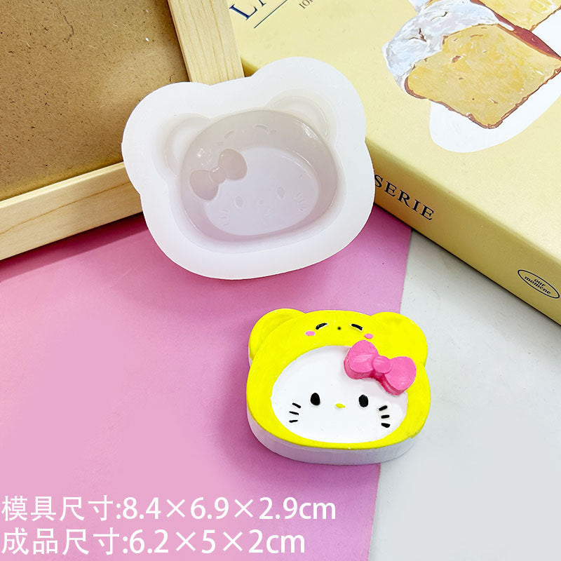 Hello kitty Taba squishy silicone mold