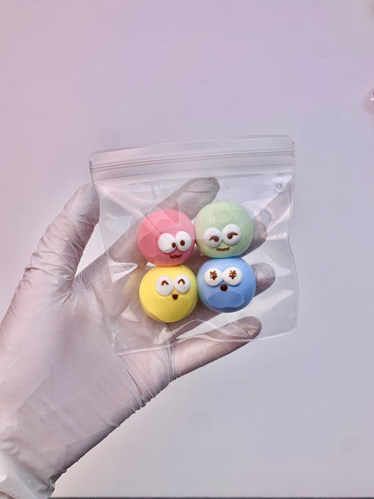 4 Money Emoji Heads Taba Squishy
