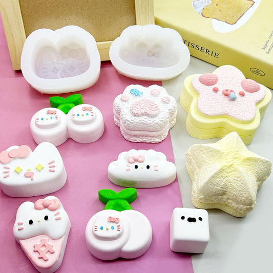 Hello kitty Taba squishy silicone mold