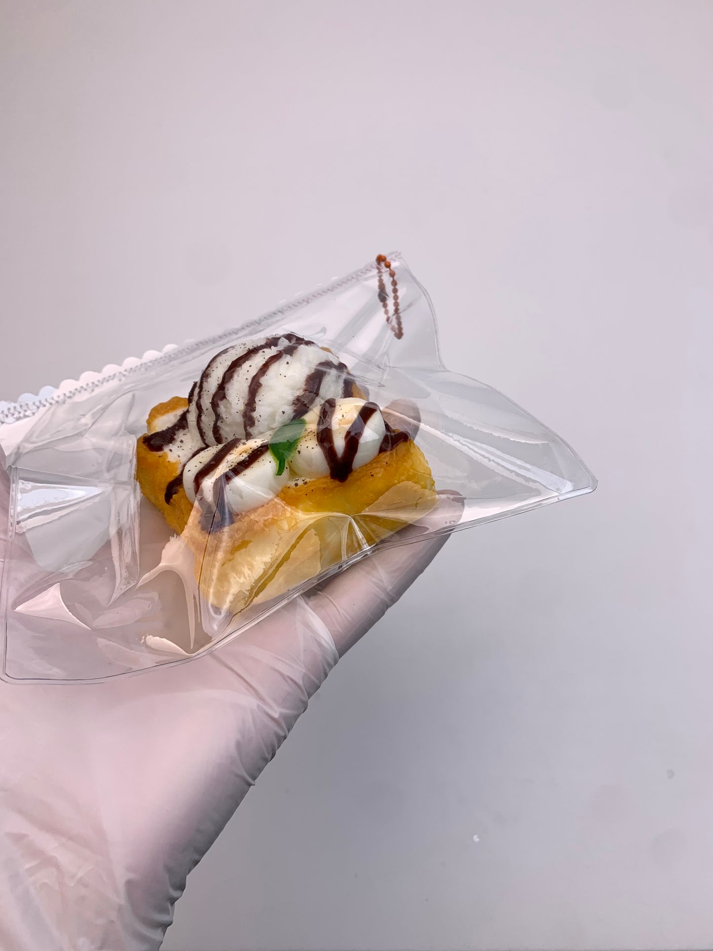 Banana Ice Cream Toast Taba Squishy