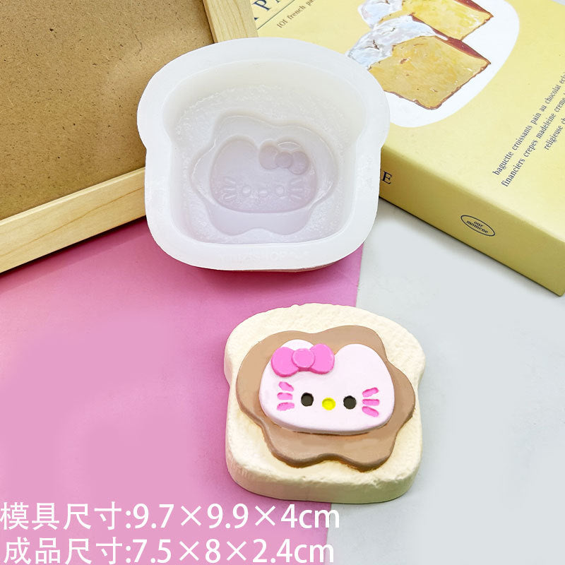 Hello kitty Taba squishy silicone mold 2