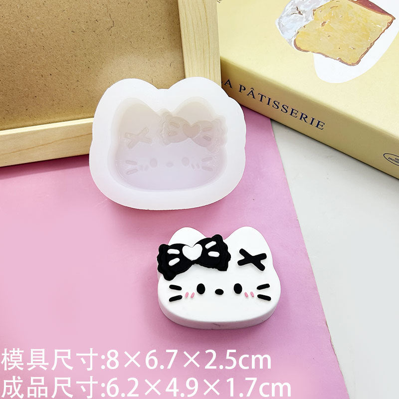 Hello kitty Taba squishy silicone mold 3