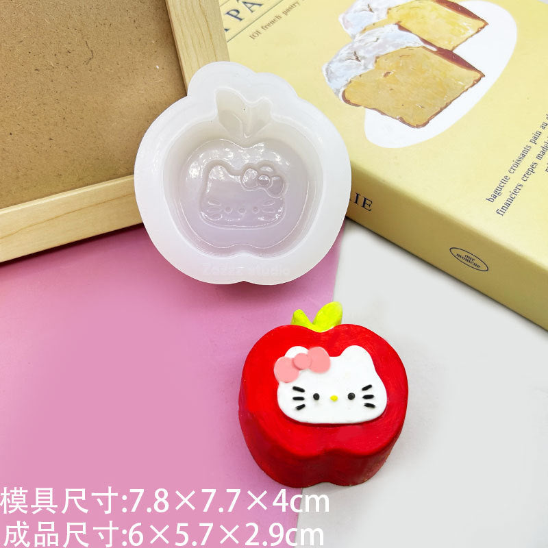 Hello kitty Taba squishy silicone mold 2