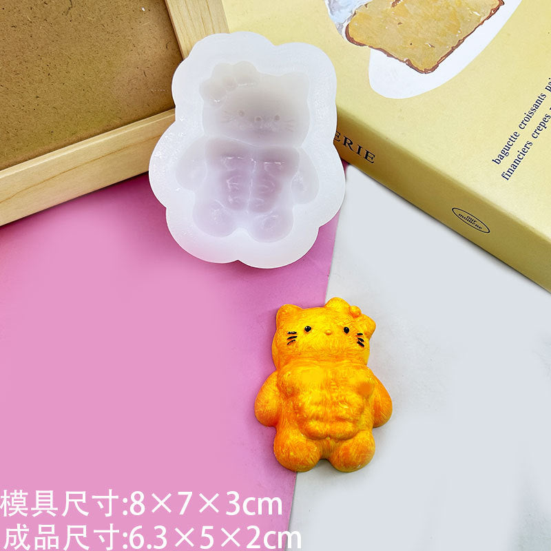 Hello kitty Taba squishy silicone mold 2