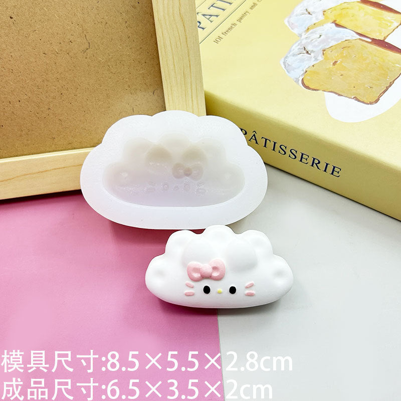 Hello kitty Taba squishy silicone mold