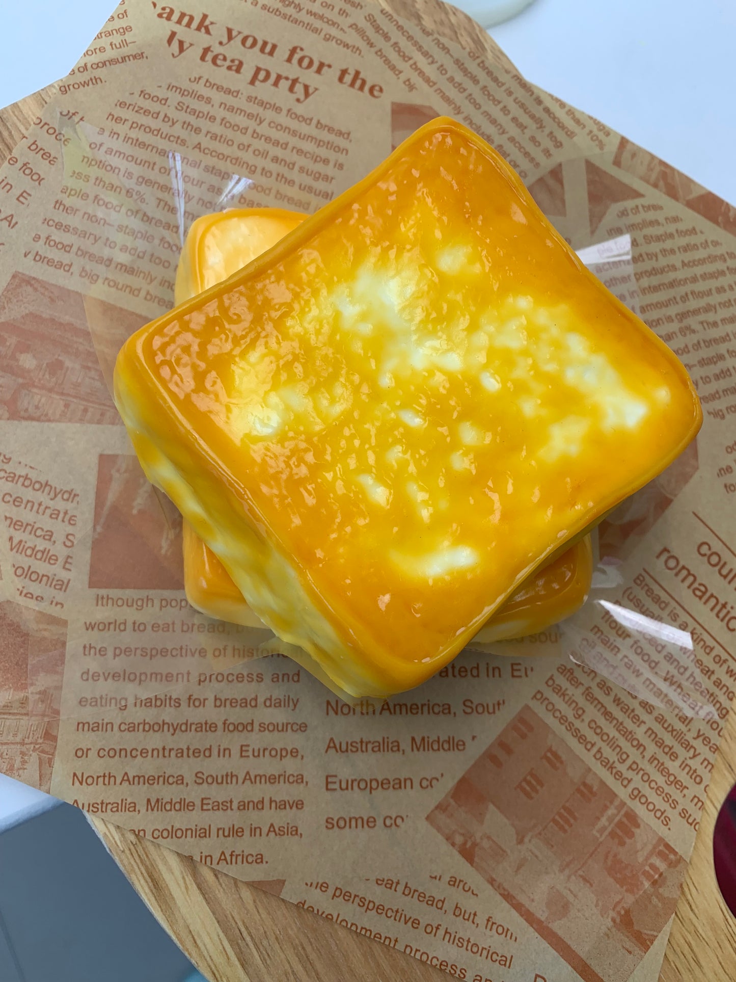 Double Layer Toast Taba Squishy